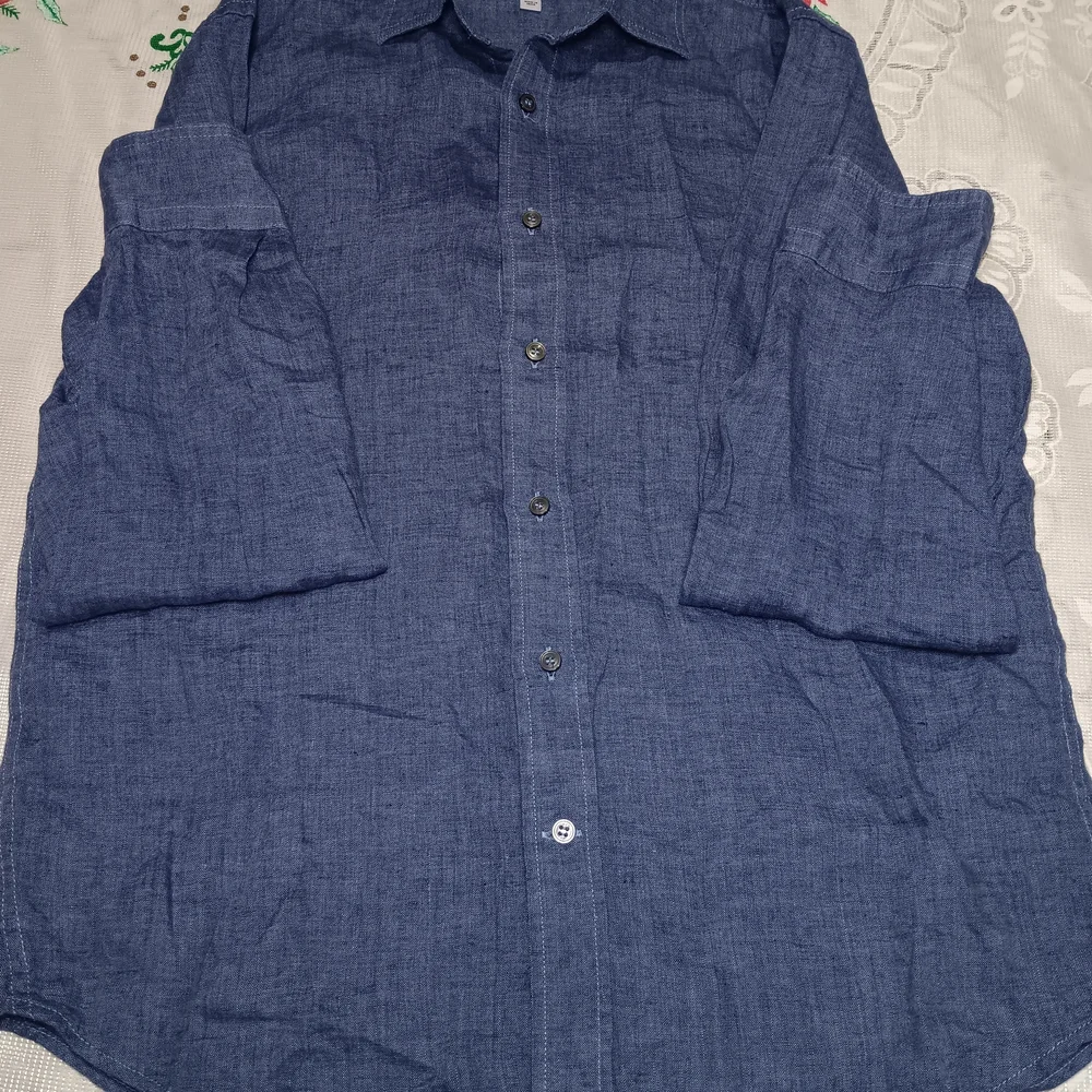 Banana Republic Indigo Casual Button Down Shirt